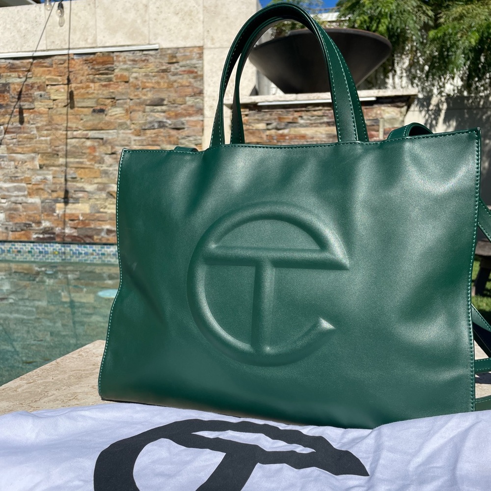 Telfar Medium Shopper Dark Olive